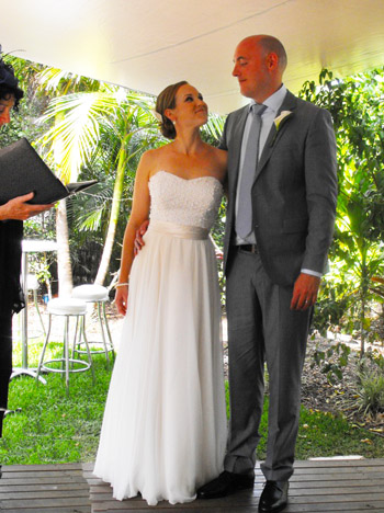 Lisa & Rob Wedding held at The Pavillion Broken Head near Byron Bay NSW